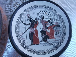 Artemis -görög dísztányér-fali tányér hibátlan