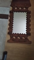Wonderful mirror leather framed 4000ft