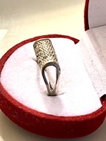 Pandora fazonú  Gyönyörű antik  ezüst gyűrű 013