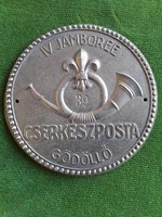 Gödöllő  IV. cserkész jamboree 1933 , cserkészposta nagy felvarró korong