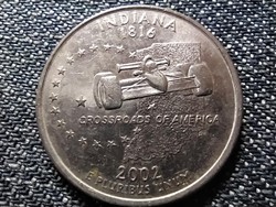 USA 50 State Quarters Indiana 1/4 Dollár 2002 P (id40899)