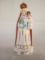 Jelzett magyar porcelán Szentkúti Szűz Mária szobor