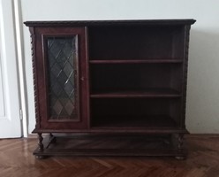 Super price! Colonial stained glass bar cabinet