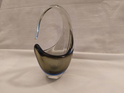 1,-Ft Extra dizájn és színekben játszó Bohémia üveg váza