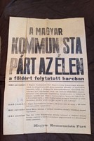 Politikai plakátok próbanyomatai 1946-ból