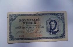1 Millió Pengő Bankjegy 1945 (AA-01)
