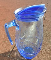 Water/drink jug spout with blue lid