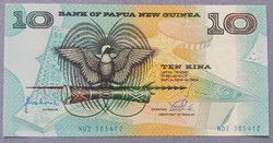 Pápua Új-Guinea 10 kina 1998 Unc