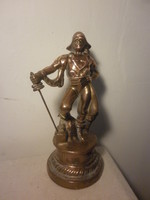 Antik szabadságharcos katona  bronz szobor