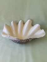Retró, Hollóházi porcelán kagyló, tál 1