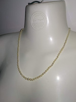 Antik női ékszer, gyöngysor 835-ös ezüst kapcsolóval antique pearl tone necklace, 835 silver clasp