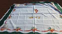 Huge festive tablecloth with goose - for Easter and St. Martin's Day