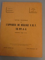 Régi katonai repülős rádió teljes dokumentáció 1956. Militária gyűjtői darab. Csak 385 példány!