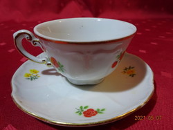 Zsolnay porcelain, coffee cup + placemat. He has!