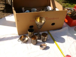 Silver-plated, objects, goblet