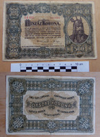 500 korona1920 nagyméretű bankjegy szép állapotban