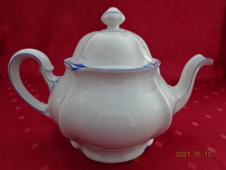 Bohemia Czechoslovak porcelain, blue-edged tea pourer, height 17 cm. He has!