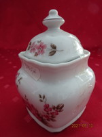Winterling bavaria German porcelain sugar bowl, pink flower, height 10.5 cm. He has!