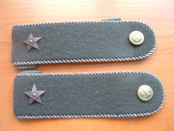 Mn lieutenant rank for trainee shoulder plate with brown star # + zs