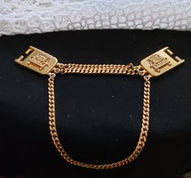 Carat ornament with 14 carat gold, for clothes, belts, bags, other purposes, unisex