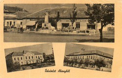 C - 94 Futott magyarországi képeslapok  Abony - részletek.  (eredeti 60 filléres)