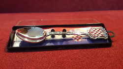 Silver-plated commemorative spoon in its own box