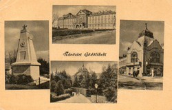 C - 095 Futott magyarországi képeslapok  Gödöllő - részletek.  (eredeti 60 filléres)
