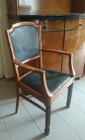 Antik, régi, karfás szék íróasztalhoz eladó