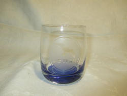 Madár mintás üveg pohár