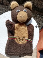 Misa teddy bear is a figure of the Moscow Olympics mascot of the 80s
