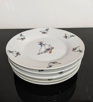 A.M.L. Royal 6 darabos Német porcelán kistányérkészlet