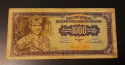 Jugoszlávia 1000 Dinár 1955 G.