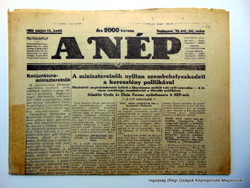 1924 május 13  /  A NÉP  /  Régi ÚJSÁGOK KÉPREGÉNYEK MAGAZINOK Ssz.:  15936