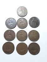 HALF PENNY 1930 Year Complete Set