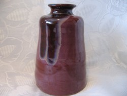Retro studio ceramic sign in small vase