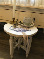 Vintage asztalka, ülőke , posztamens