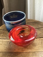 Kosta Boda kézműves svéd díszüveg dobozában