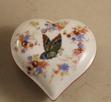 Antik drasche pillangós szív alakú bonbonier 283