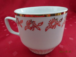 Czechoslovak porcelain glass with gold border and pattern. He has!