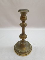 Antique candle holder, old brass candle holder,