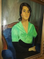 Bartók marked: woman in emerald dress