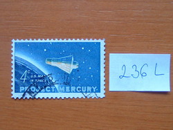 USA 4 C 1962 Project mercury 236L