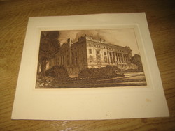 HORVÁTH Endre / 1896- 1954 / , acél metszet