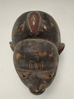Antique african yoruba ethnic group mask nigeria wall 21. 4033