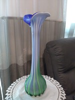 Muránói Calla Lilly glass négy színű szakított üveg óriási kála váza
