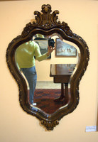 Decorative mirror with polished edges