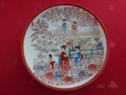 Japanese porcelain coffee cup coaster, diameter 13 cm. He has!