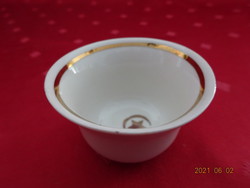 German porcelain brandy heap with a gold star in the middle. He has!
