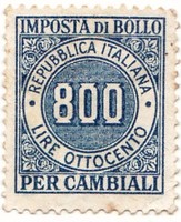 Olaszország adó és illetékbélyeg 1963