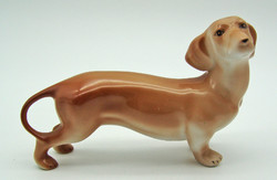 B738 Porcelán tacskó kutya - szép, hibátlan állapotban